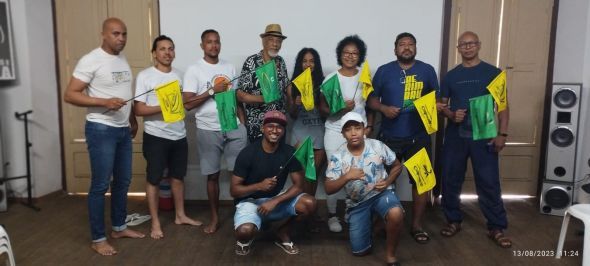 Prefeitura de Cuiab | Capoeiristas da capital participam de curso preparatrio de rbitro (a) Mesrio (a)