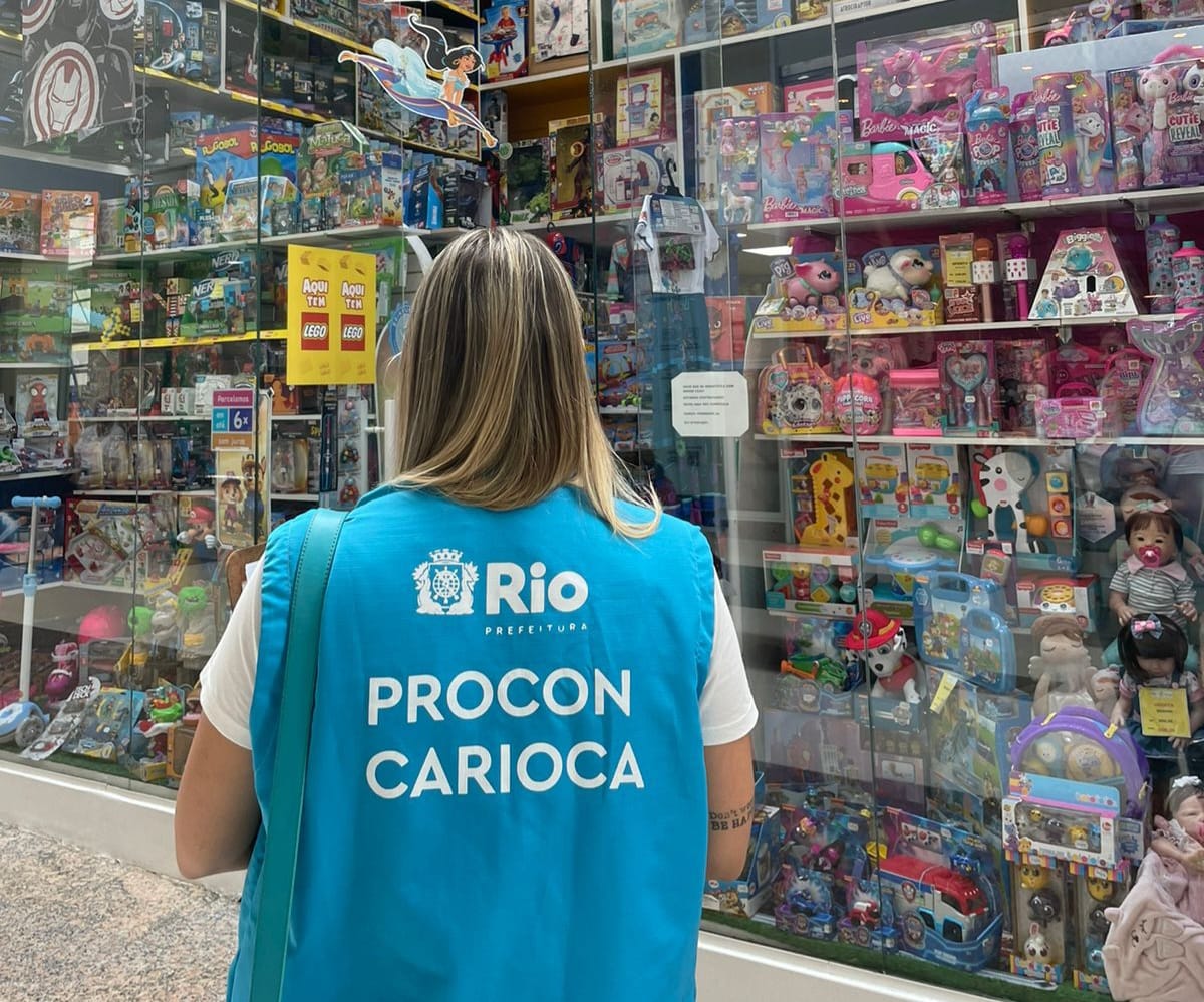 Procon Carioca encontra irregularidades no Barra Shopping e em lojas online nas vendas do Dia das Crianças - Prefeitura da Cidade do Rio de Janeiro