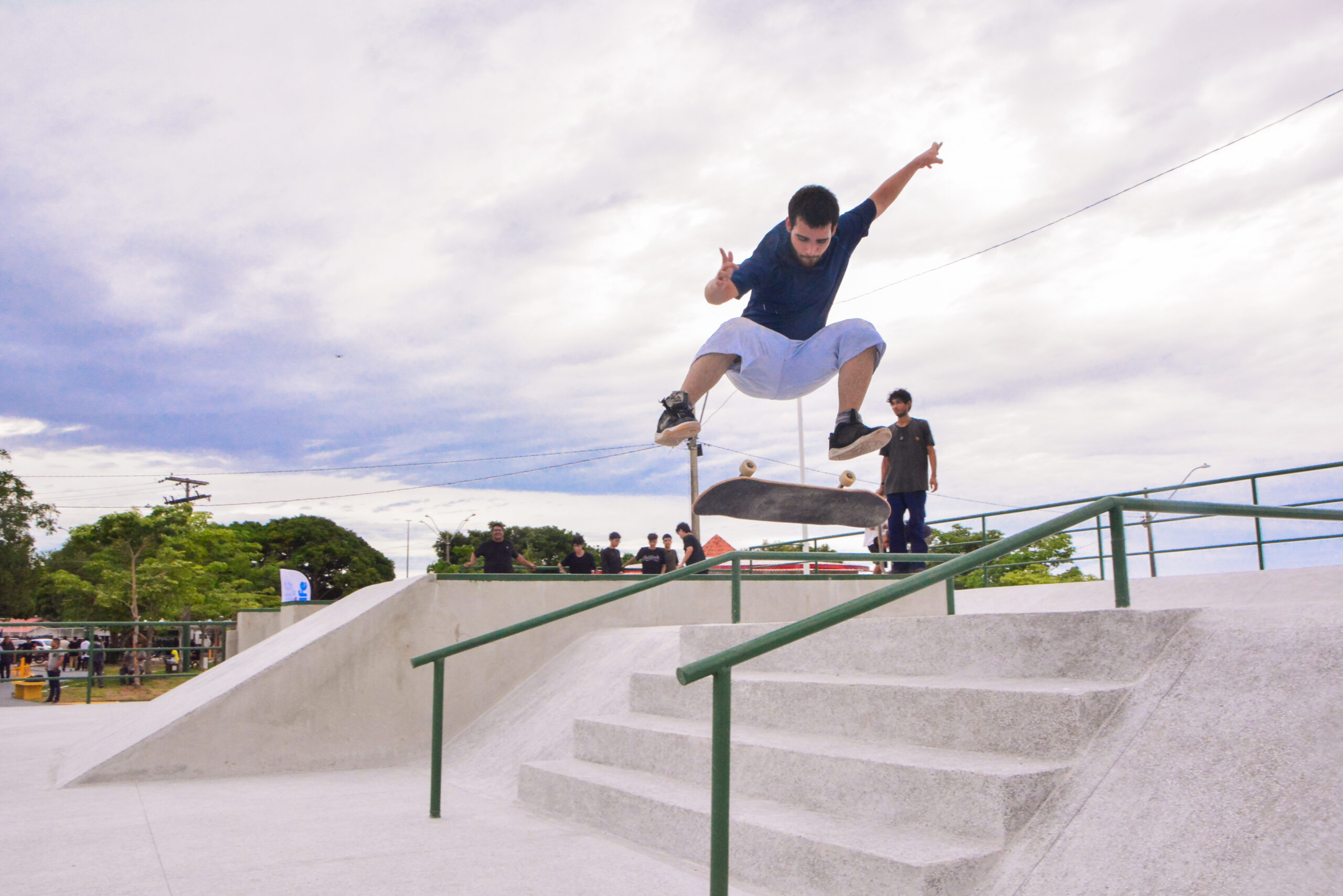 Prefeitura de Macapá inaugura Skate Park Francisco da Silva Vilhena Júnior com a presença dos atletas Bob Burnquist e Dani Vitória