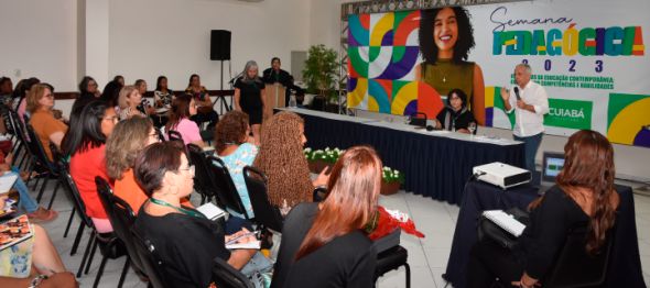 Prefeitura de Cuiab | Semana Pedaggica da Escola Cuiabana e Aula Inaugural marcam o incio do ano letivo na rede pblica municipal