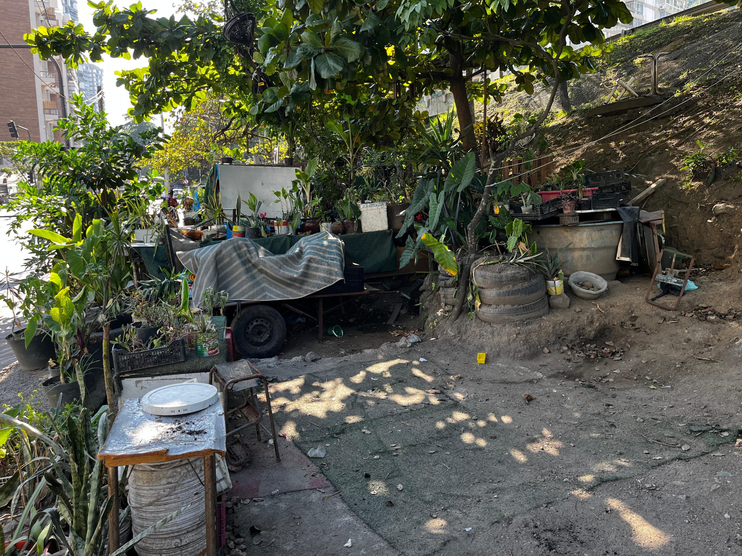 Subprefeitura da Zona Sul remove ocupação irregular embaixo do viaduto da Rocinha - Prefeitura da Cidade do Rio de Janeiro