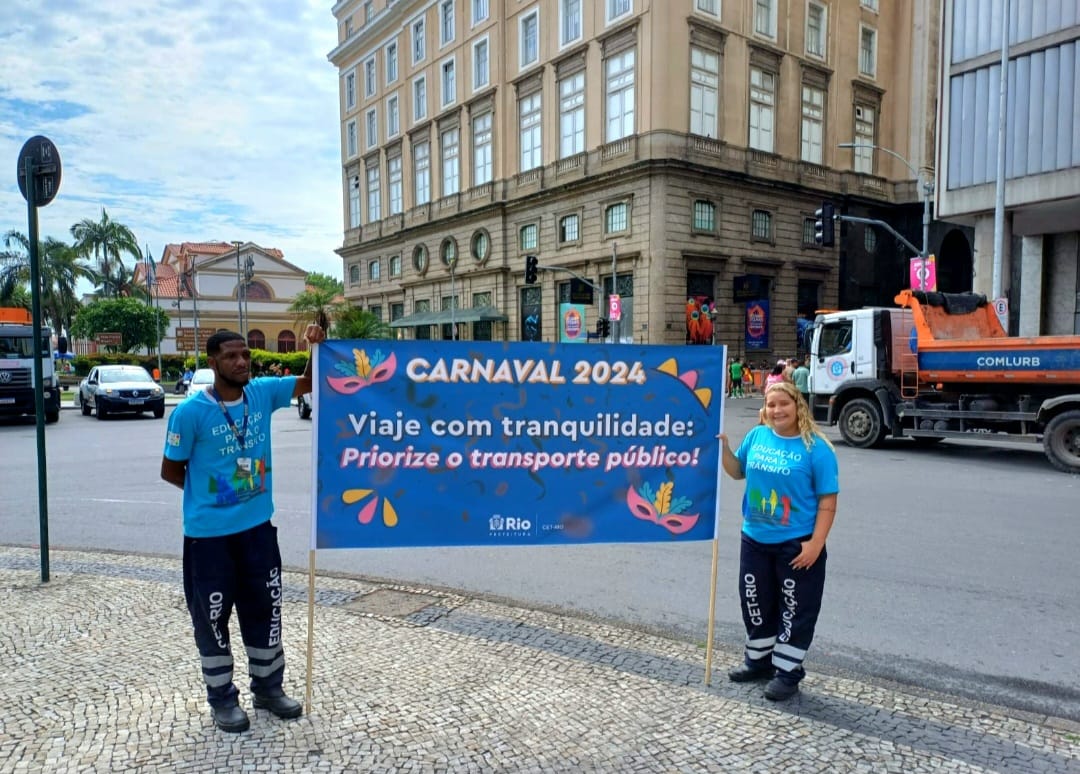 CET-Rio promove campanha educativa para o Carnaval 2024 - Prefeitura da Cidade do Rio de Janeiro
