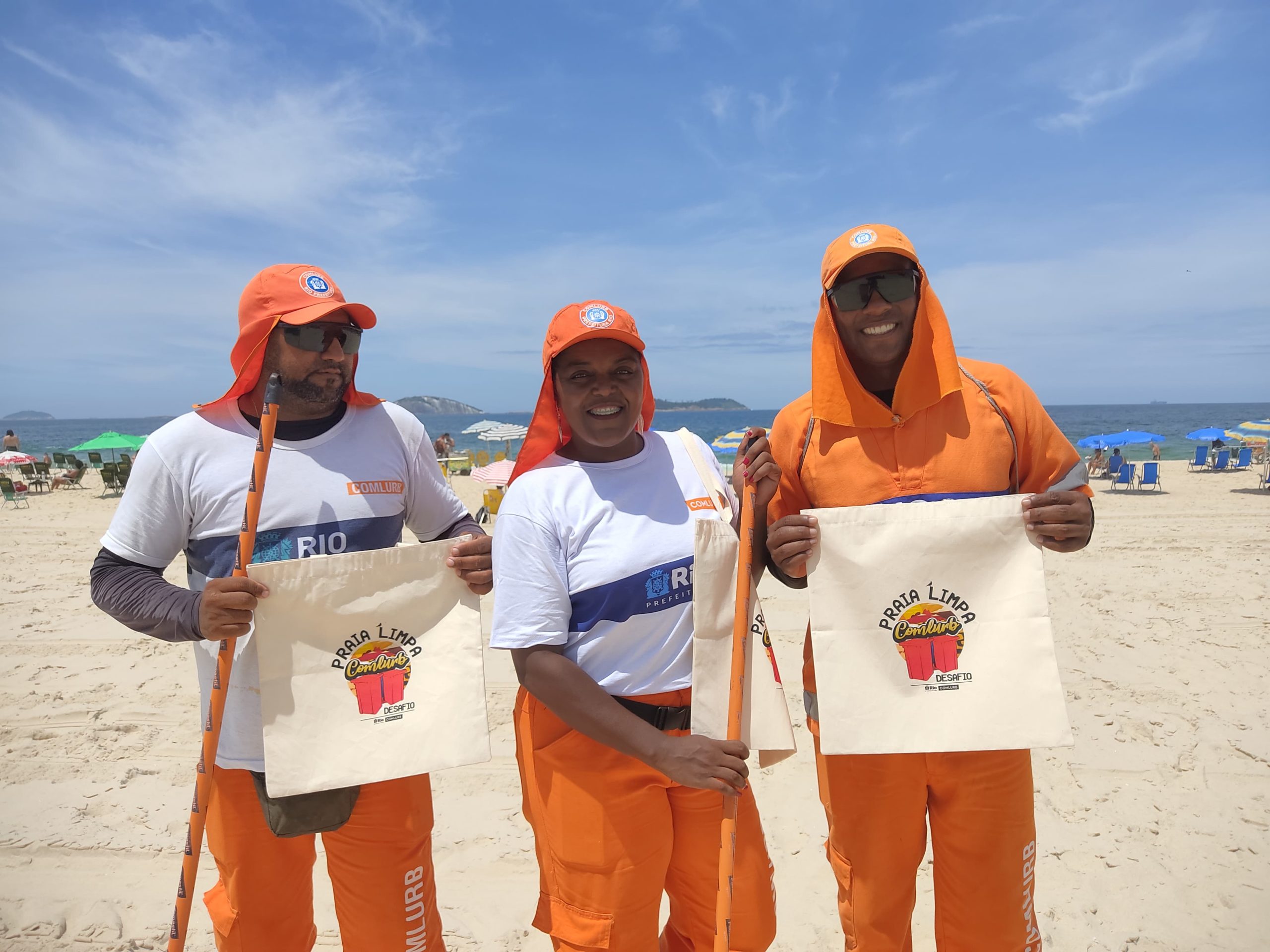Comlurb lança o Praia Limpa Desafio, campanha de conscientização para o descarte correto dos resíduos - Prefeitura da Cidade do Rio de Janeiro