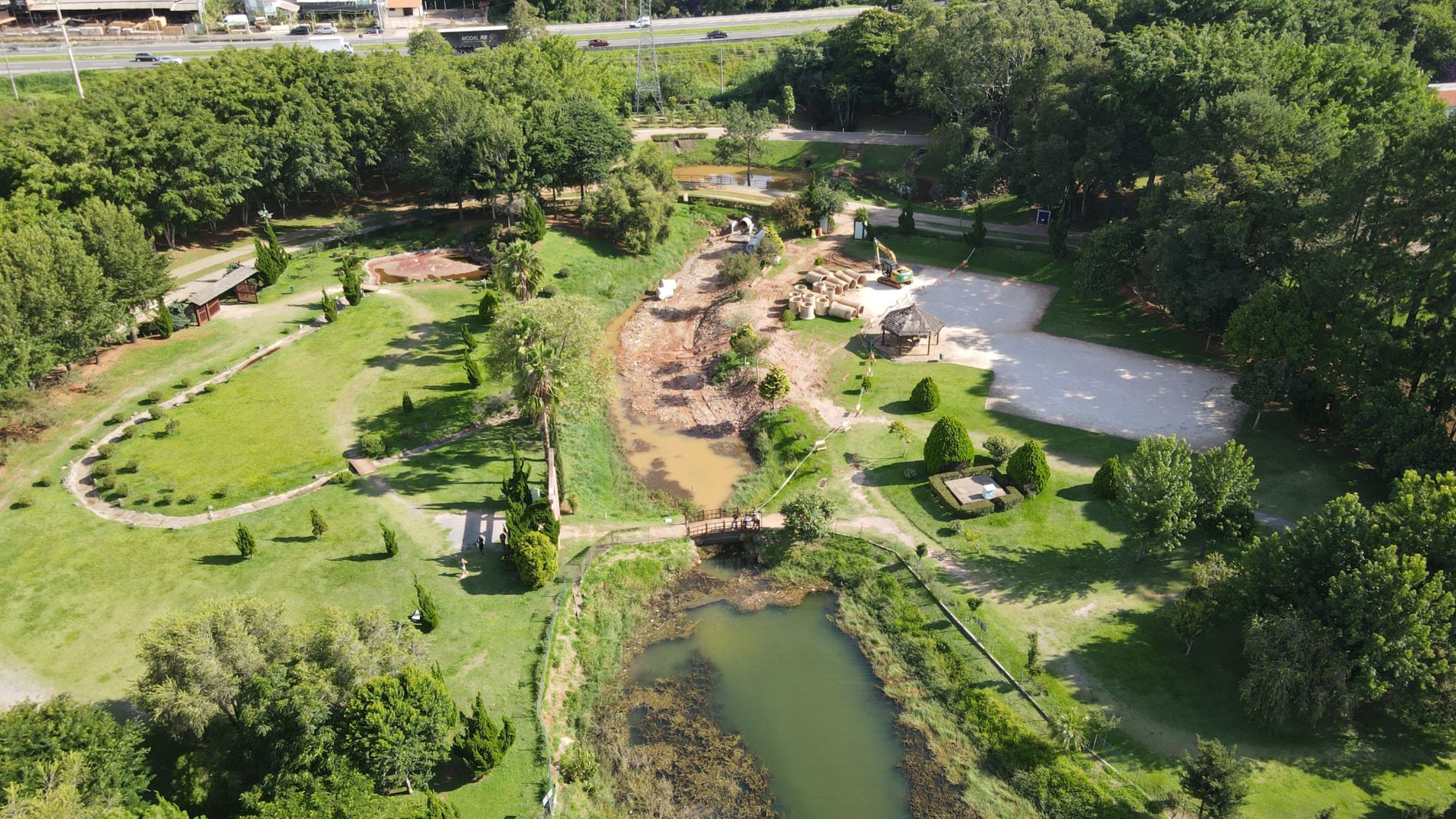 No Parque da Cidade, Jardim Japonês passa por revitalização