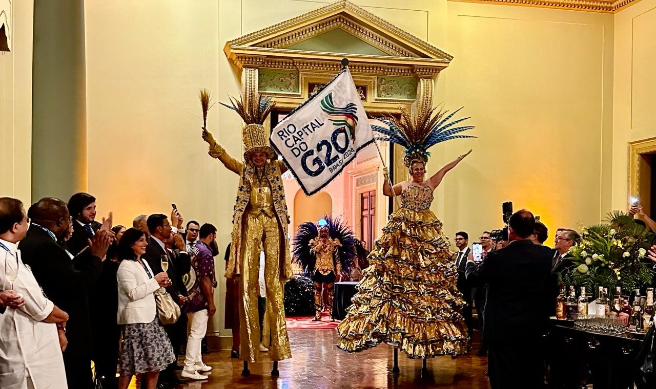 Prefeito Eduardo Paes recebe chanceleres do G20 no Palácio da Cidade - Prefeitura da Cidade do Rio de Janeiro